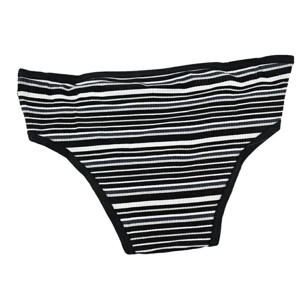 No Boundaries Cotton Floral Tie Dye Stripe Cheeky  4-Pack Panties –Size XS NWT